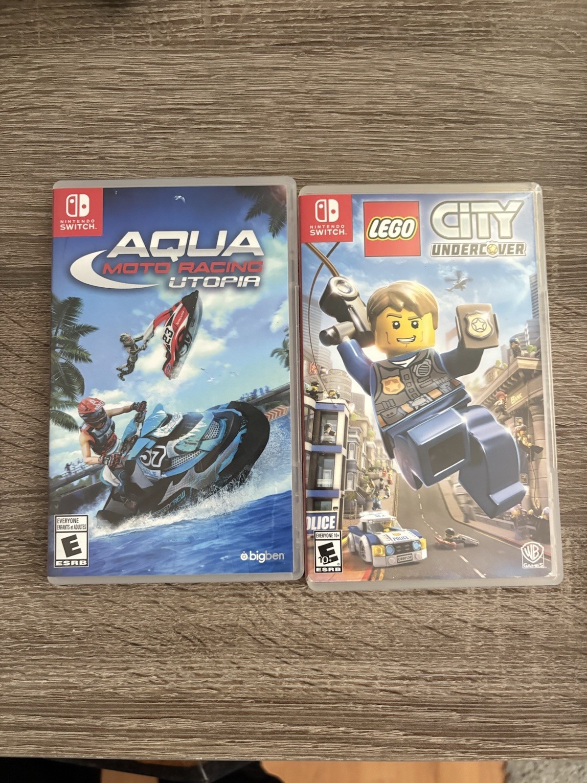 Nintendo Switch Model HAC-001 Console Bundle Tested & Reset + 2 Games