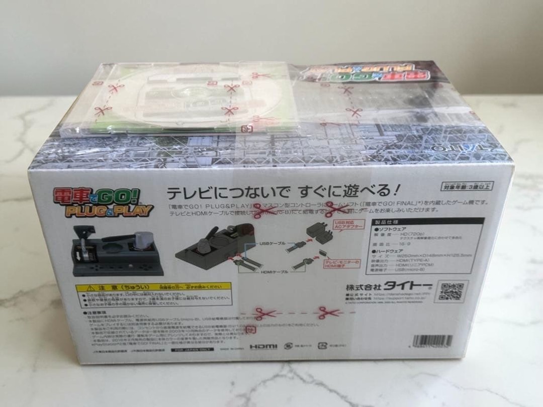 Taito Densha de Train GO! PLUG & PLAY HDMI Train VIDEO Game Console & Controller