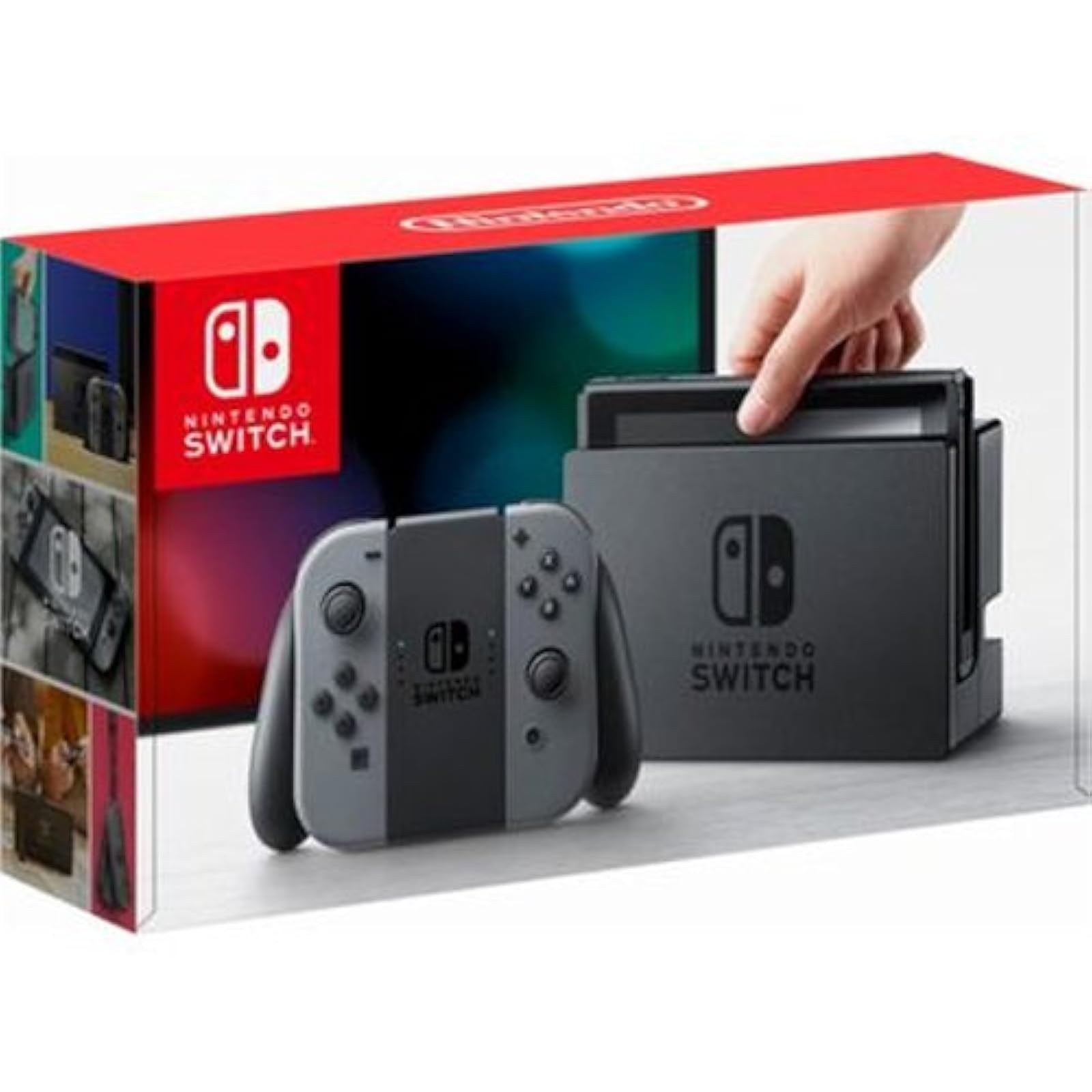 Nintendo Switch Gray Joy-Con Console Very Good 4Z