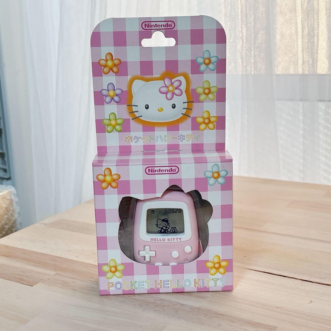 Nintendo Pocket Hello Kitty Virtual Pet Game Console UNUSED w/ Box Japan