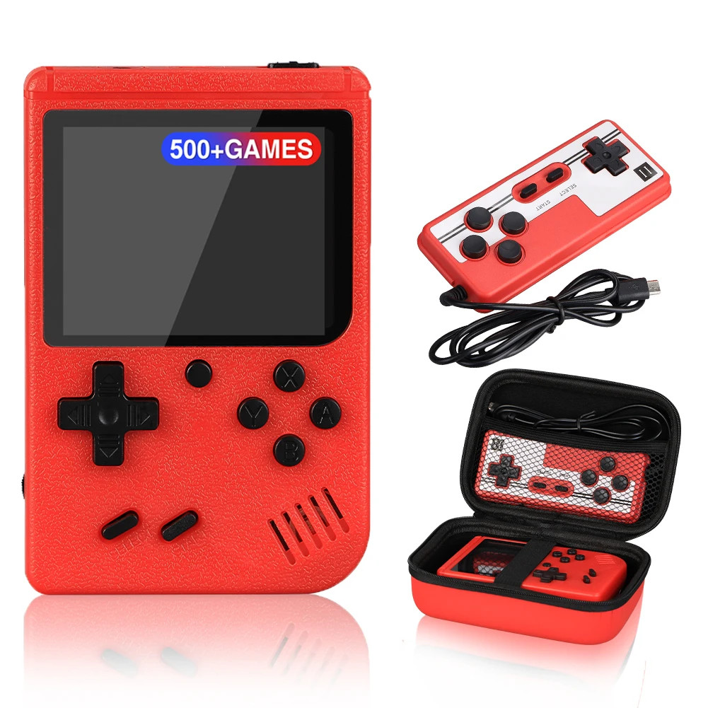 Retro Portable Handheld Game Console Built In 500 Classic Games Video Kids Gift