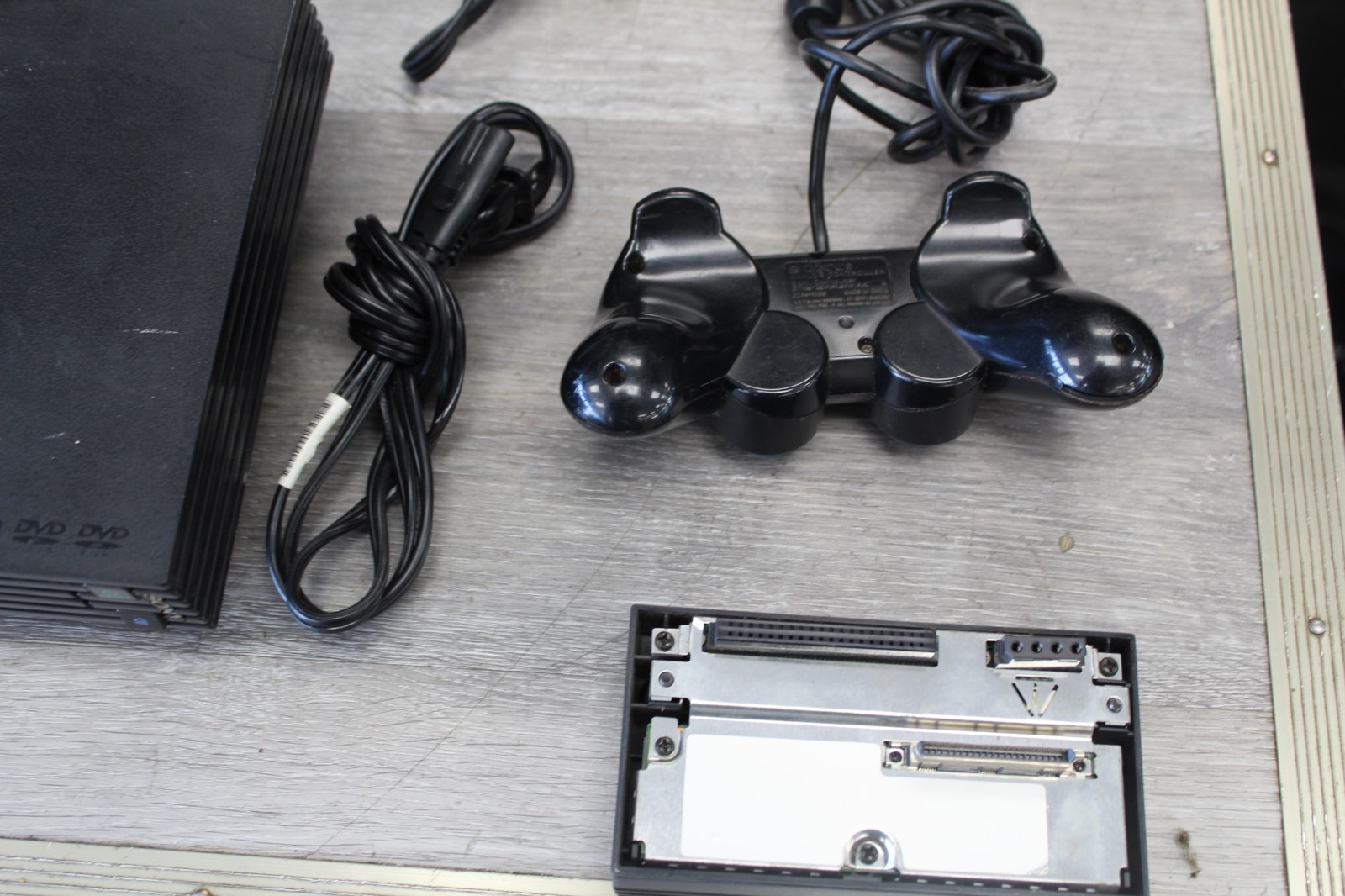Sony PlayStation 2 FAT PS2 Original Console Black SCPH-39001 w/Contr, Network Ad