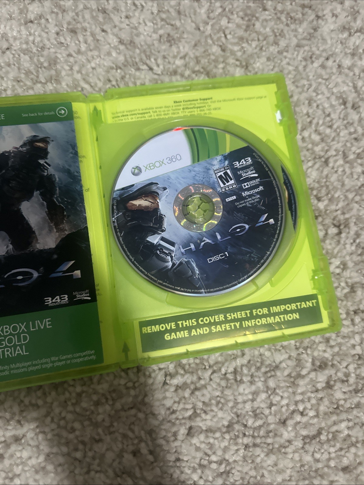 Microsoft Xbox 360 S Halo 4 Limited Edition 320GB Blue Console