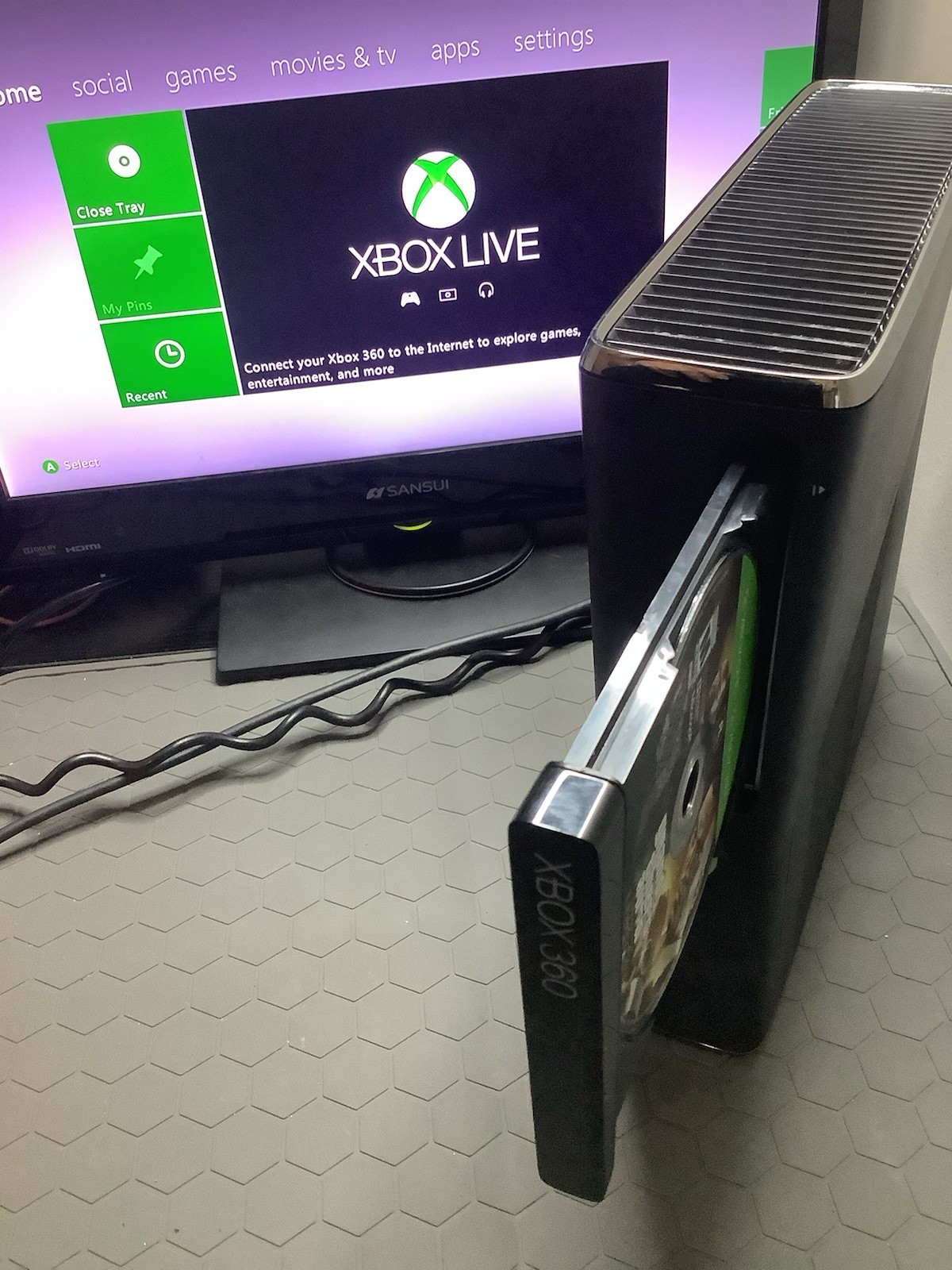 Microsoft Xbox 360 S Slim Trinity Console W/ 20GB HDD Tested & Serviced