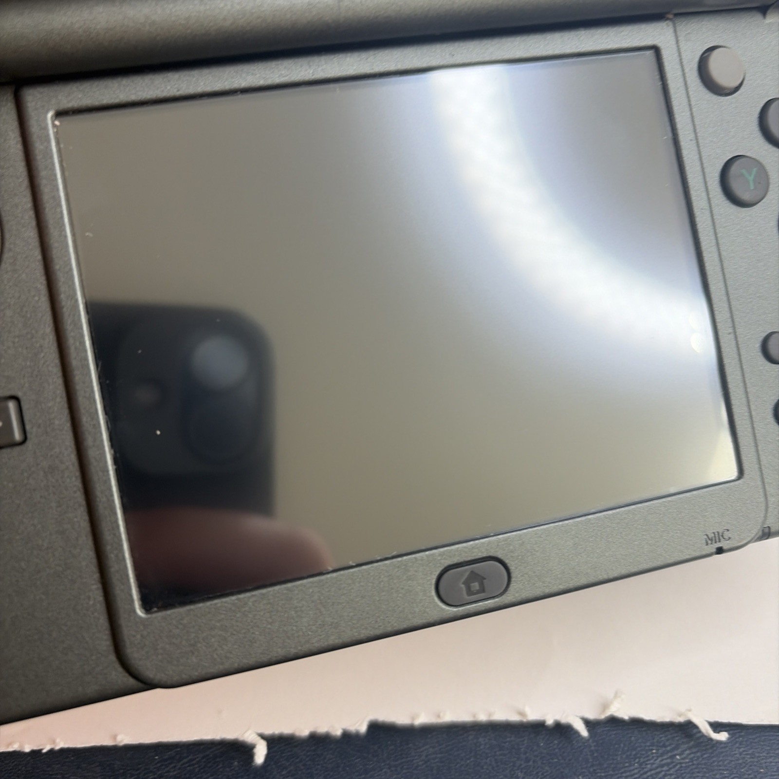 NICE! New Nintendo 3DS XL Gray Black Console Top IPS Charger Stylus US Version