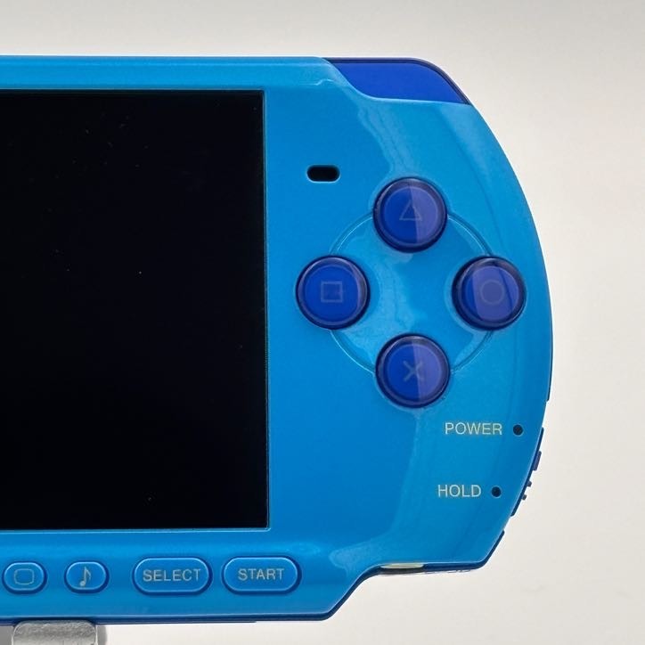 Sony PSP-3000 Aqua Blue Value Pack Console Bright LCD Slim & Lite Boxed Excellen