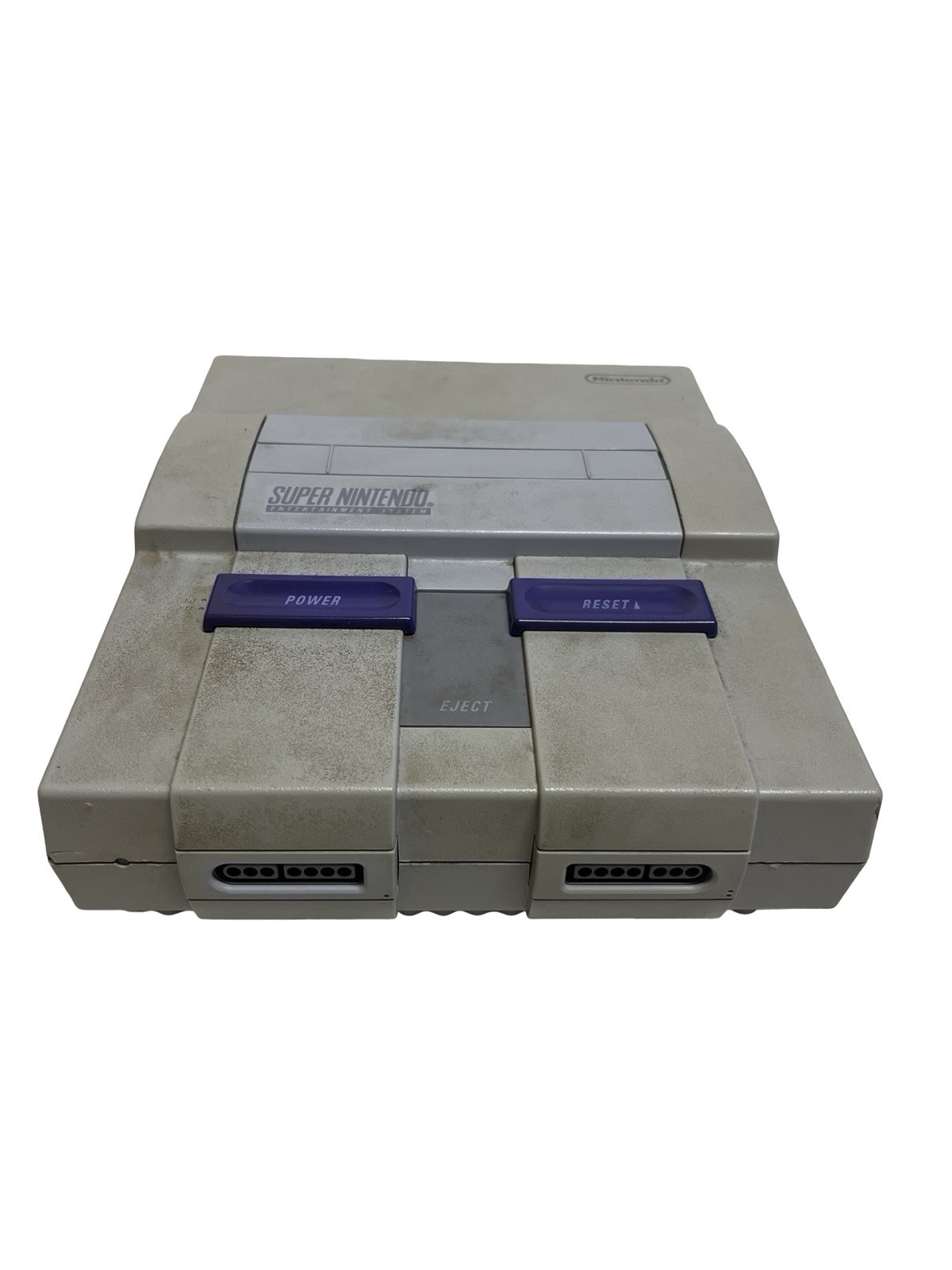 Nintendo Super NES Console SNS-001 Only Gray Tested Working