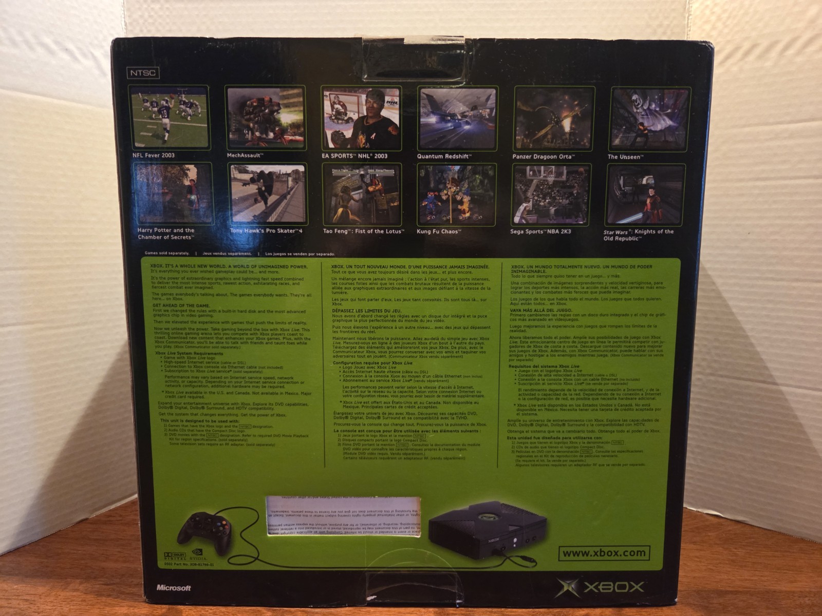 Microsoft Original Xbox Console Bundle, Halo 1&2 Half Life 2 & More Tested Works
