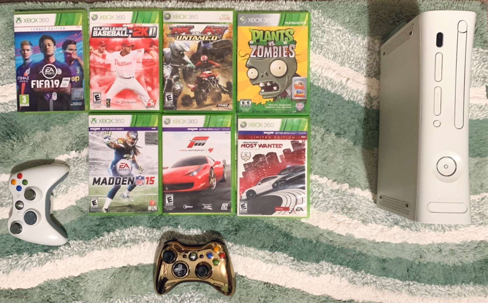 Xbox 360 Pro 60GB White Console Bundle – Read Description