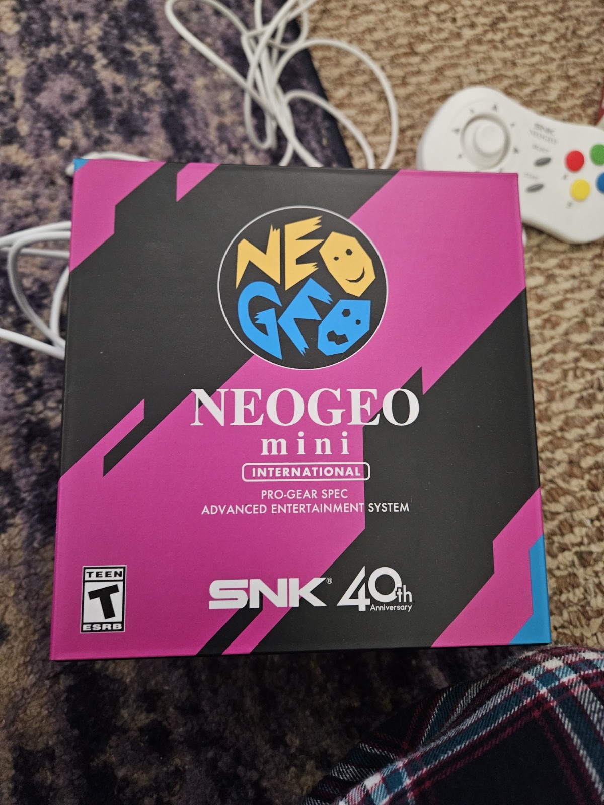 NEO GEO Mini 40th Anniversary Console + 1 controller all CIB