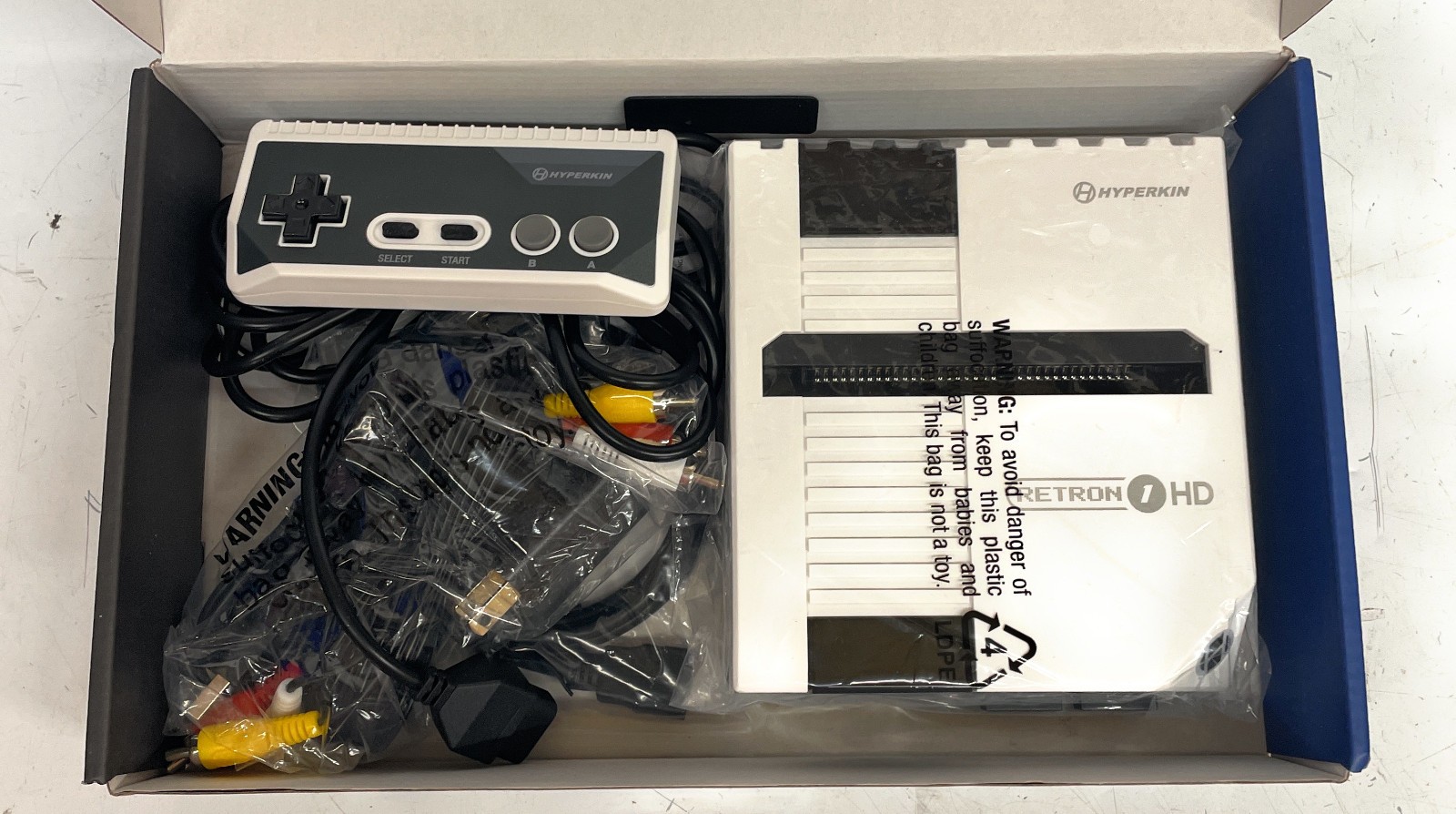 Hyperkin RetroN 1 HD Retro Gaming Console, For NES Games, White, M01888-WH