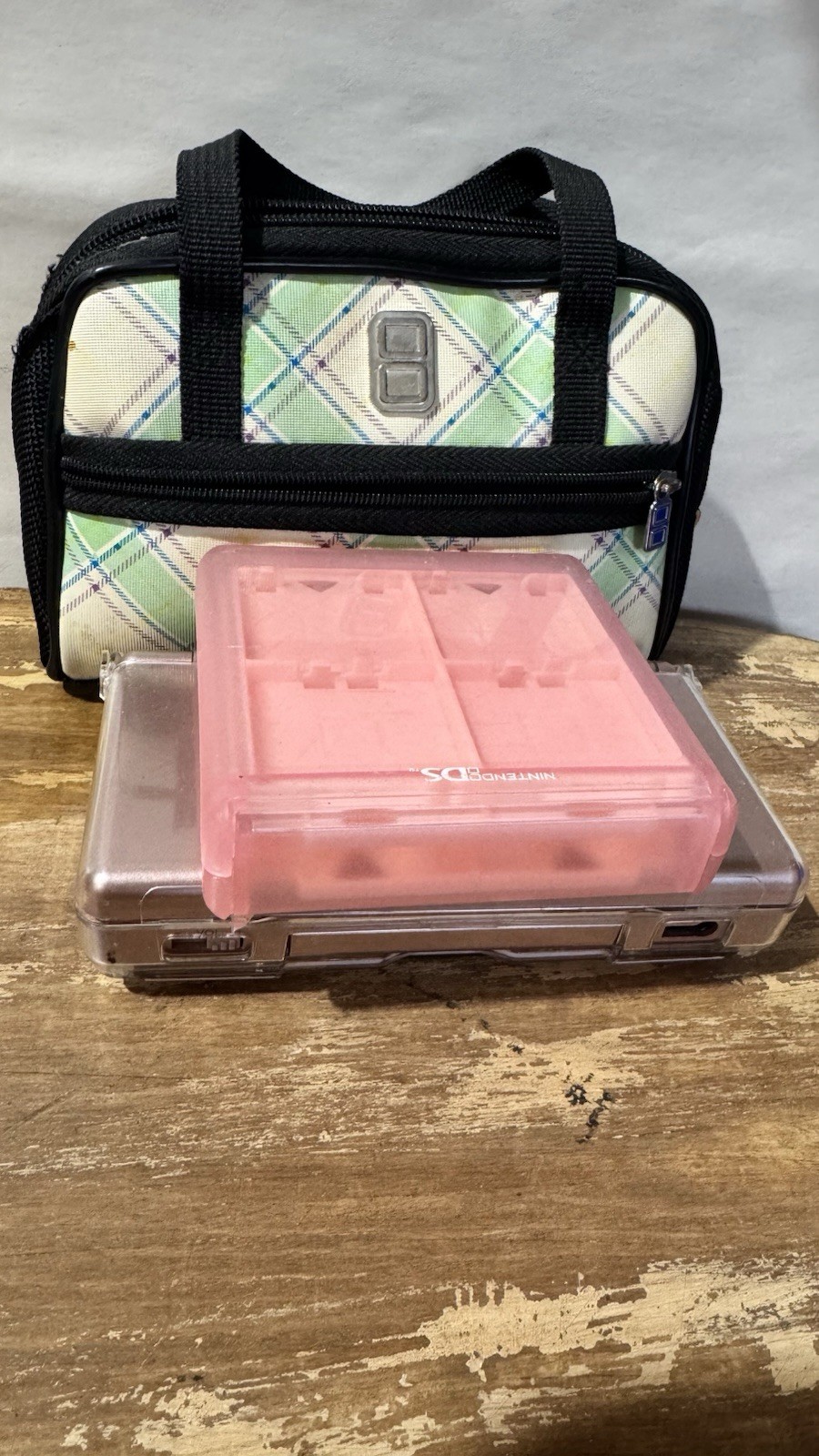 Nintendo DS Lite USG-001 Metallic Rose -Stylus, & Charger Plus Add Ons! Working!