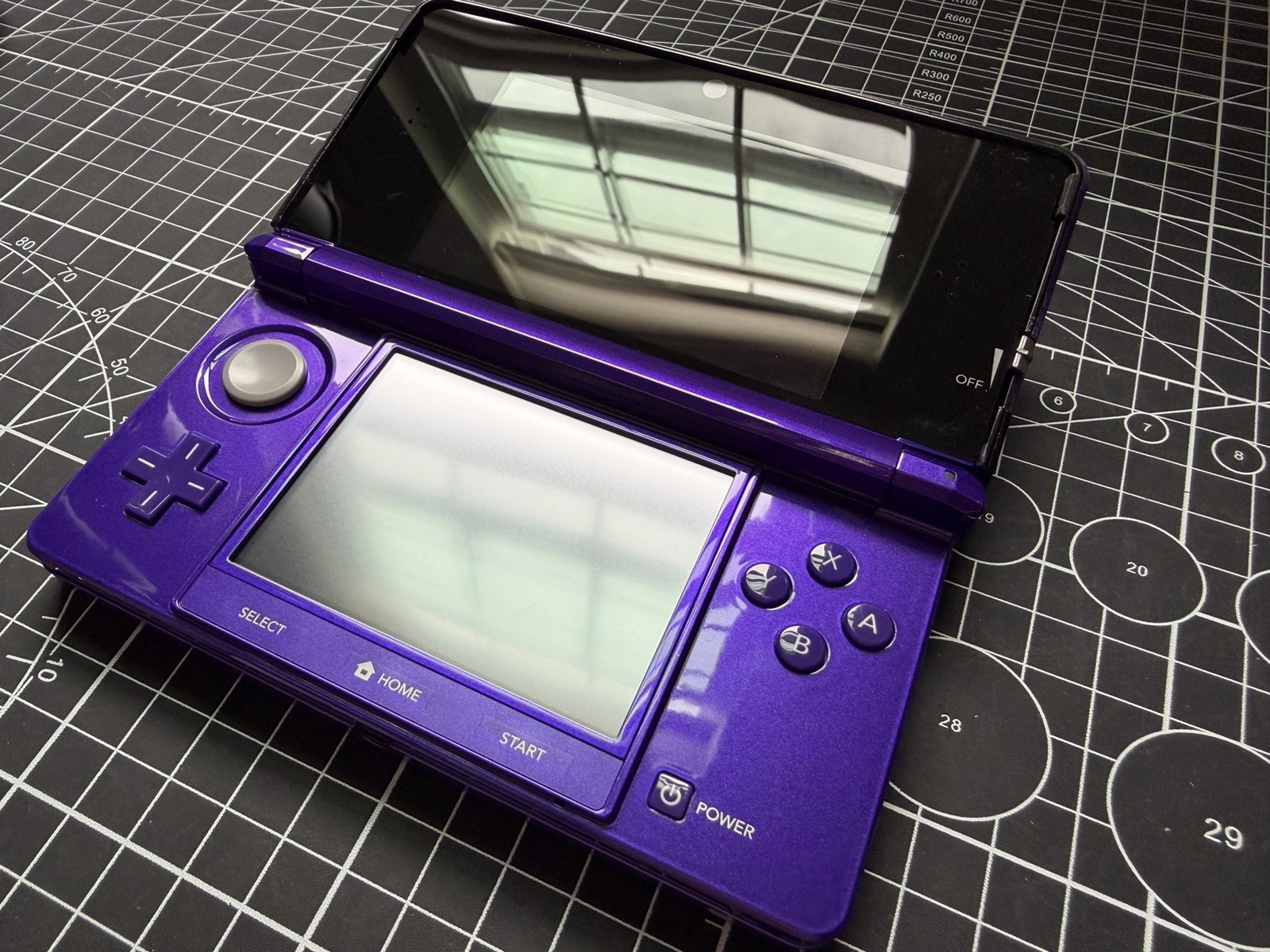 Nintendo 3DS Console W/ New Purple Shell & New Screens 100% Tested