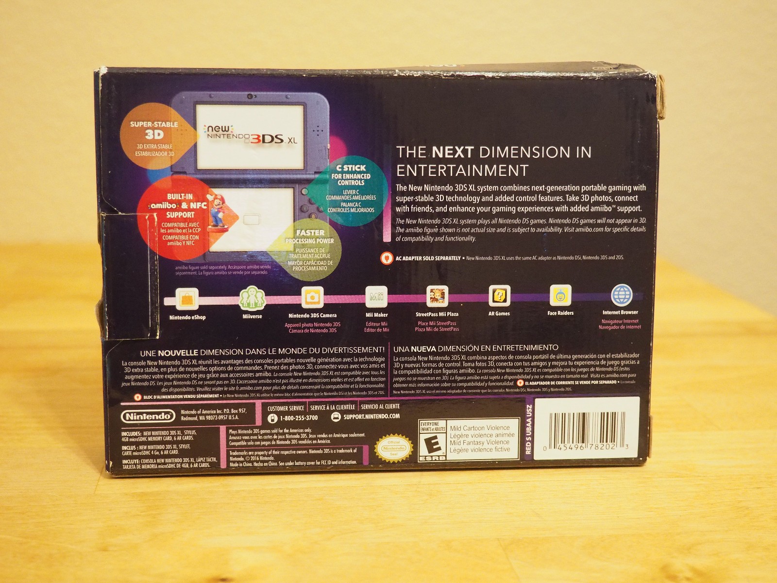 BRAND NEW NEVER OPENED ‘new’ Nintendo 3DS XL – Galaxy Edition