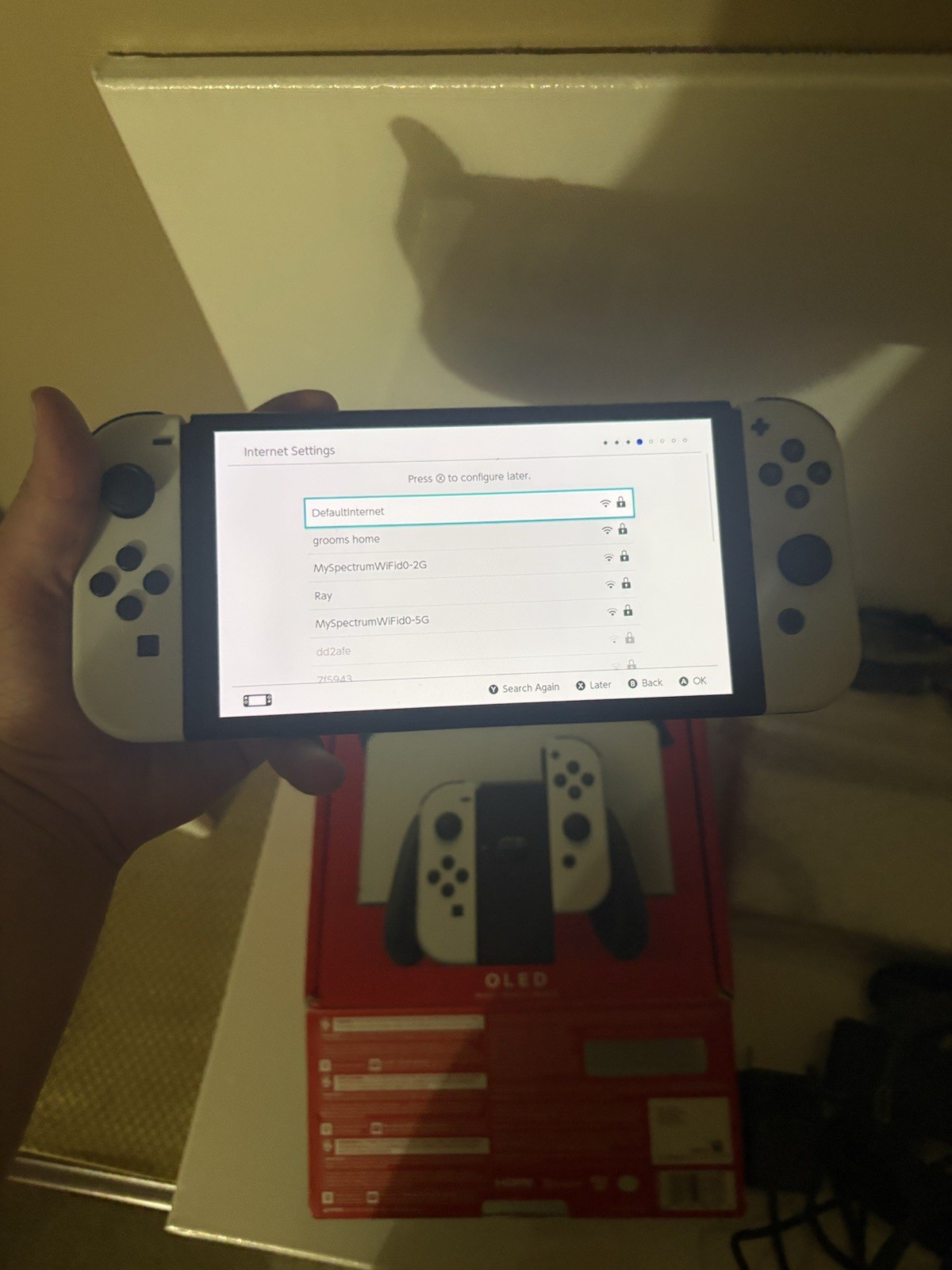 Nintendo Switch OLED Model Handheld Console White with Accessories