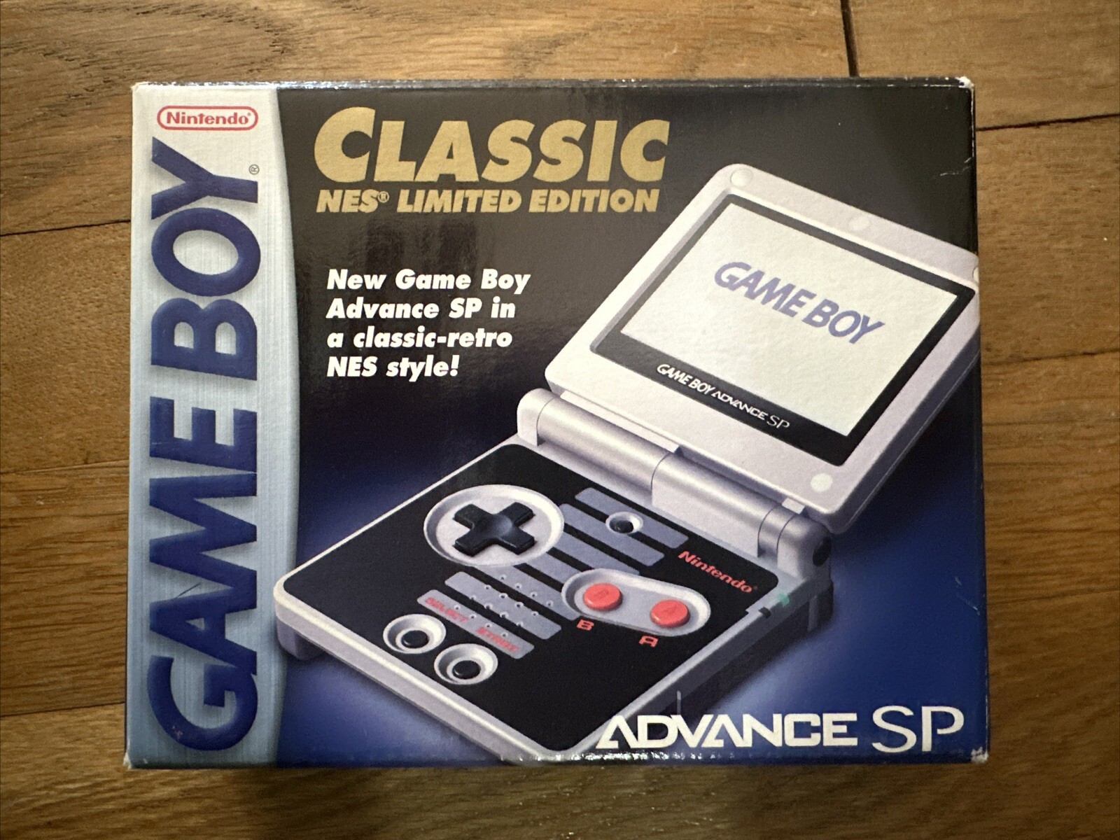 NIB Gameboy Advance – Nintendo Classic NES Limited Edition Game Boy Advance SP