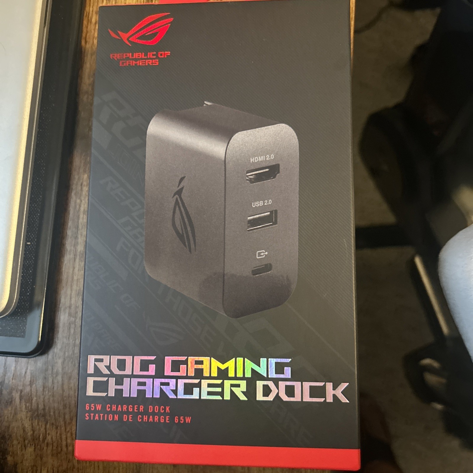ASUS ROG 65W Charger Dock – BOX ONLY!