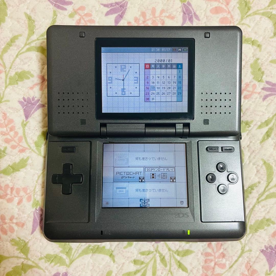 Nintendo DS Console Graphite Black Japanese edition with Box Used