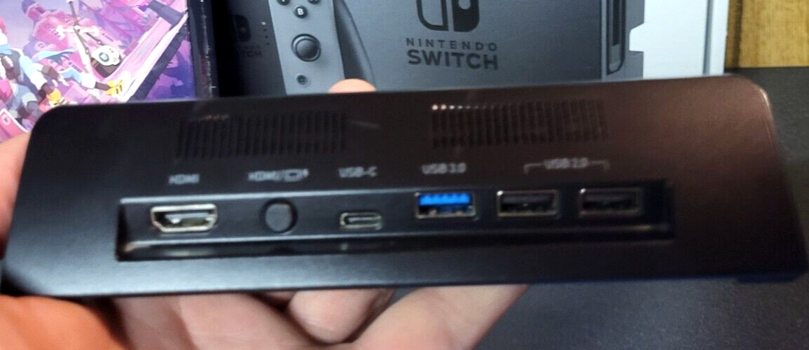 Nintendo Switch Bundle HAC-001-01 Handheld Game Console 32GB Gray w/ Young Souls