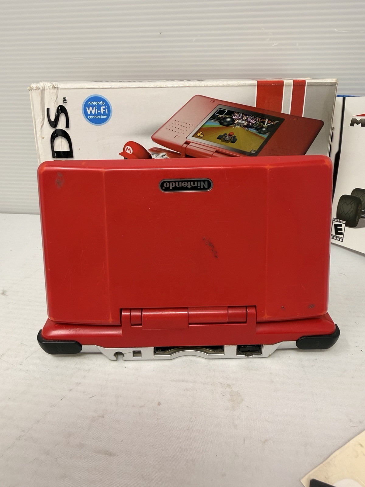 Nintendo DS Mario Kart Pack Red Handheld System with Box Manual NO Game Included