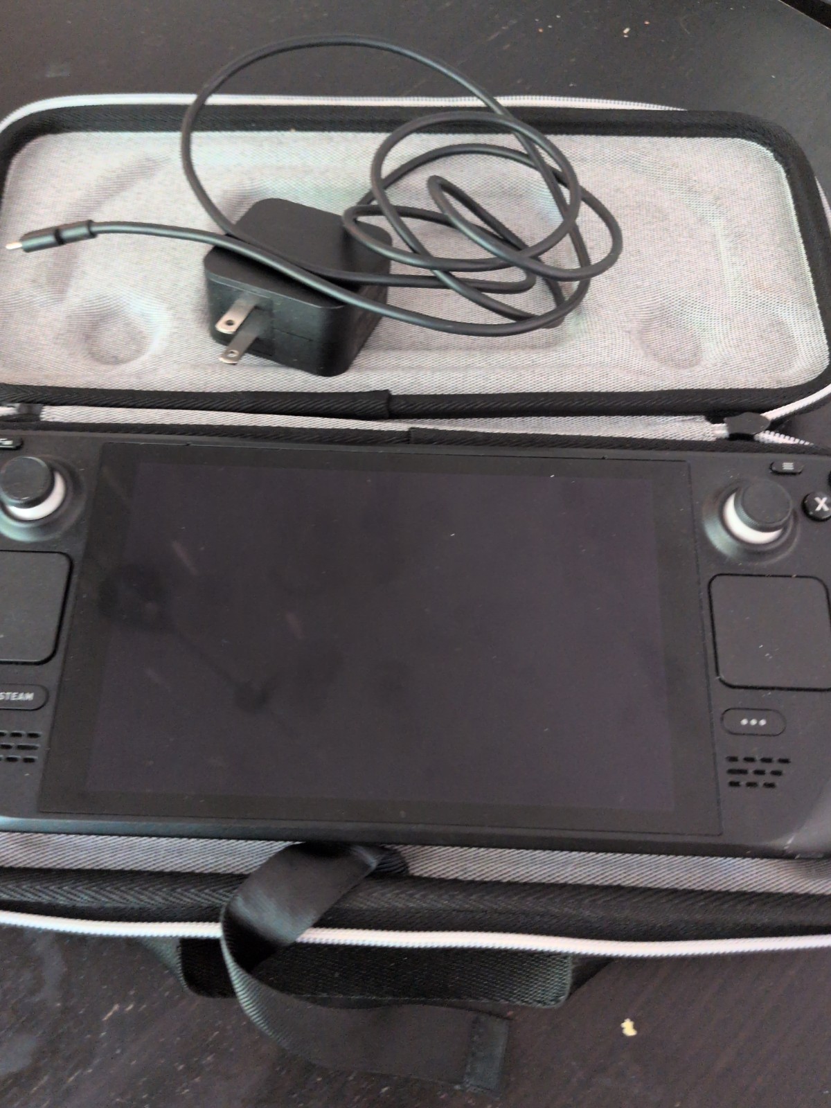 Valve Steam Deck Model 1010 Black Handheld System W/case