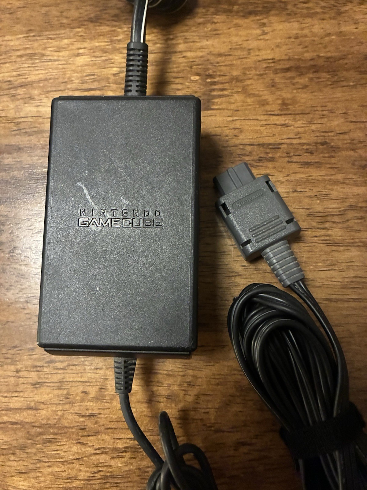 Nintendo GameCube Console Silver DOL-101 w/ AC Adapter + AV Cable Tested Working