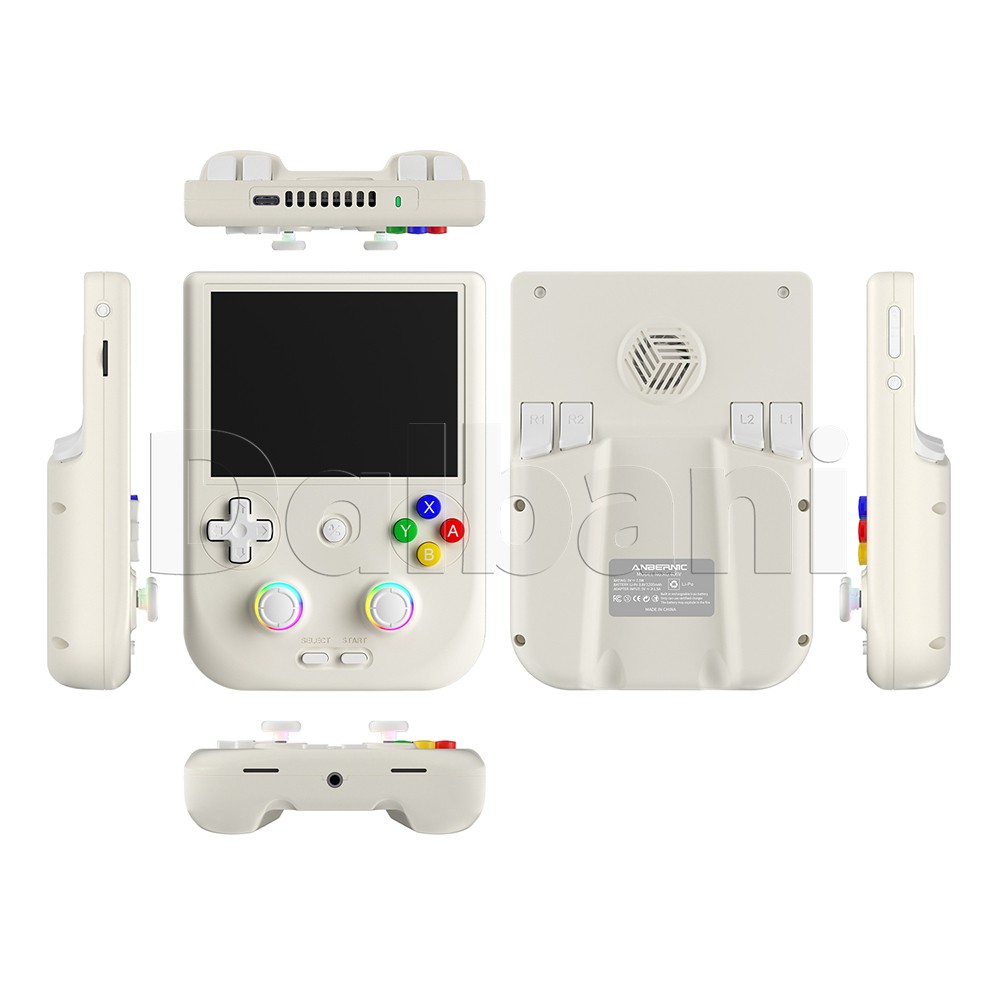 RG406V Anbernic White Retro Handheld Game Console Android 13 4-inch 128GB