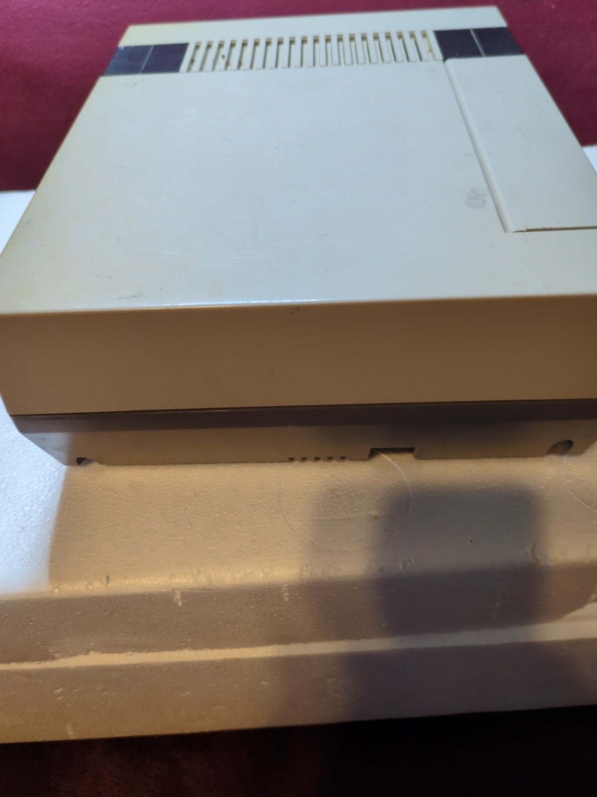 Nintendo NES Action Set Home Console – Grey Box /w Styro – Tested With 8 Games!