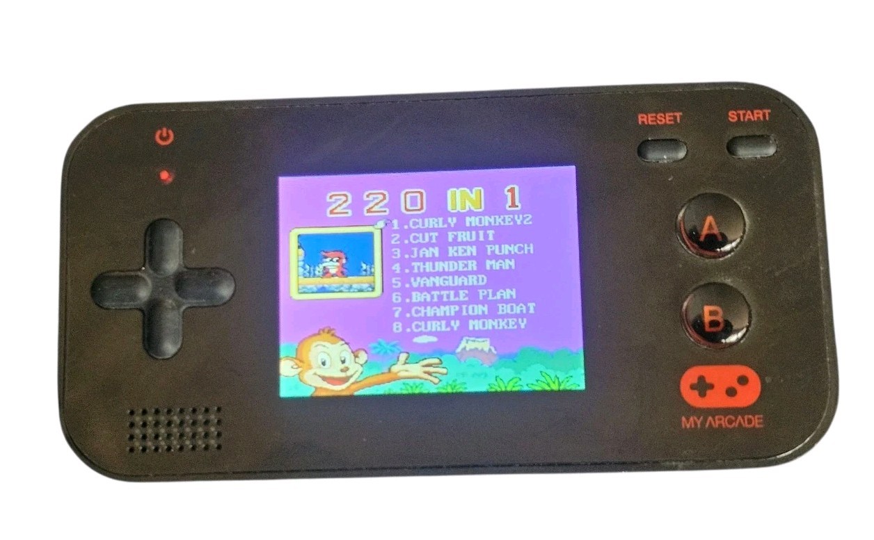 MY ARCADE Gamer V Portable 220 In 1 Retro Games Handheld Console