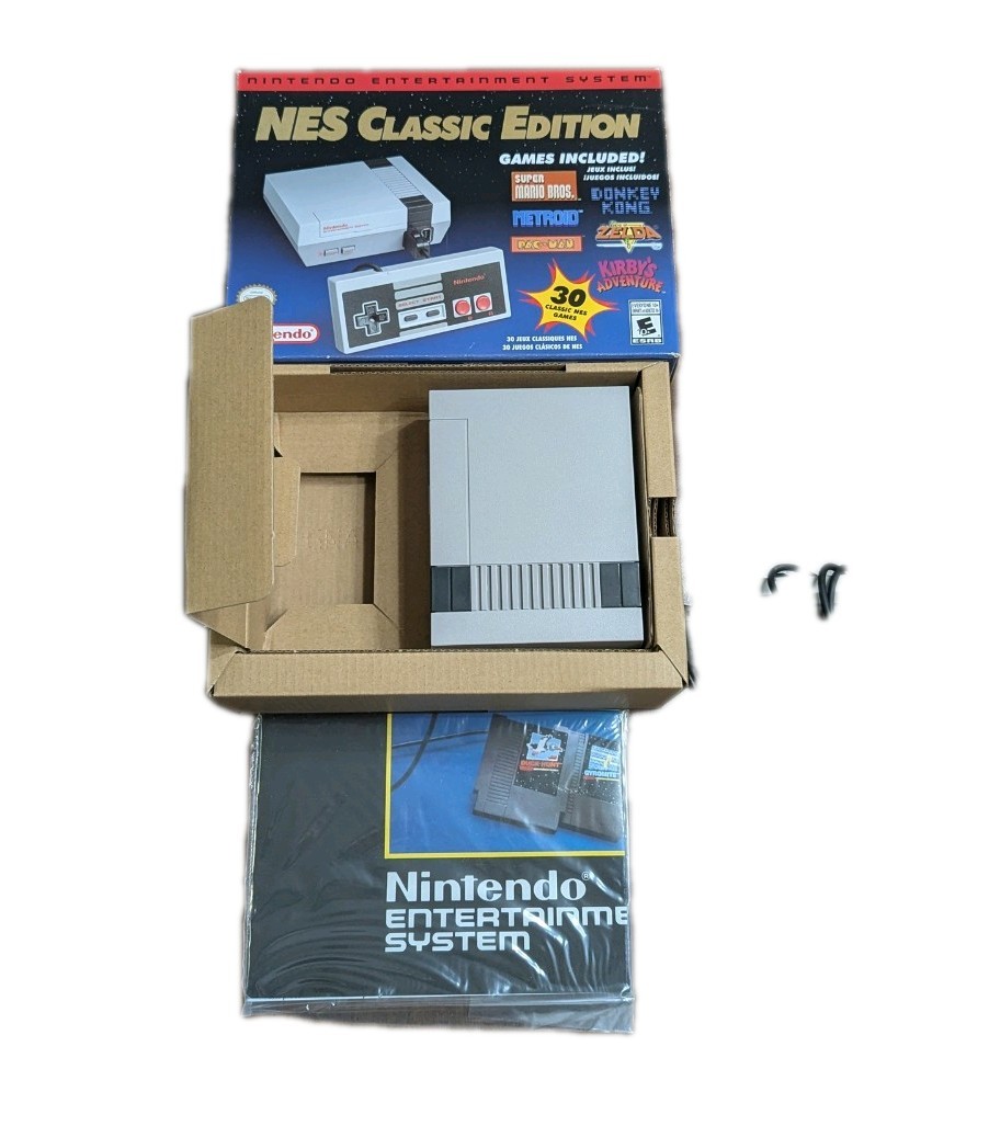 NES Mini Classic Edition Console In Box With Controller and Poster