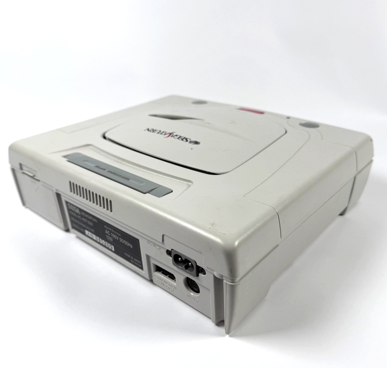 Sega Saturn Console HST-3220 (Japanese – White) Tested w/ Cords Only *US Seller*