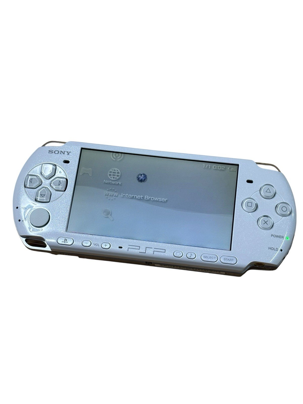 Sony PSP 3000 Pearl White Console Only Tested Working Japanese Version
