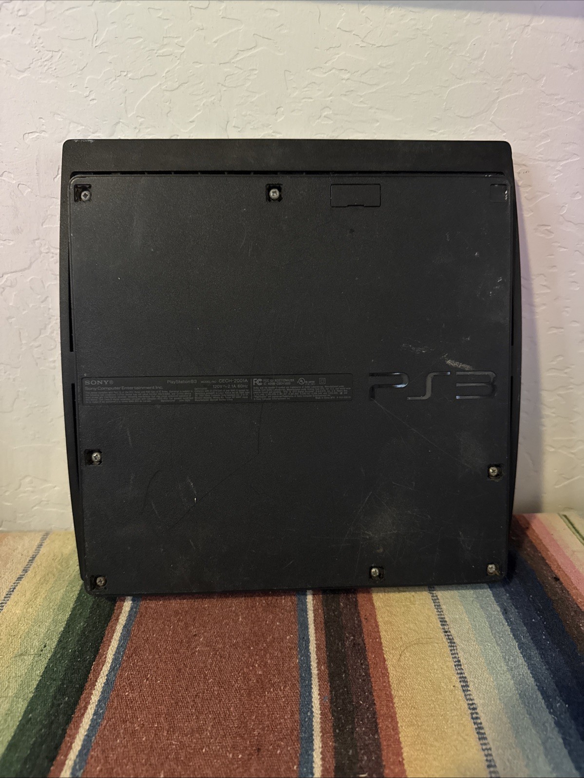 Sony PlayStation 3 PS3 Console Only (CECH-2001A) No Cords For Parts Repair