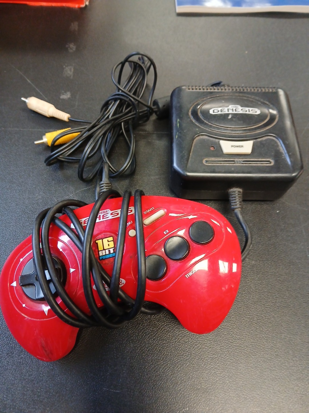 Radica Sega Genesis 16-BIT Power Plug & Play 6-in-1 Game System Incl Batteries