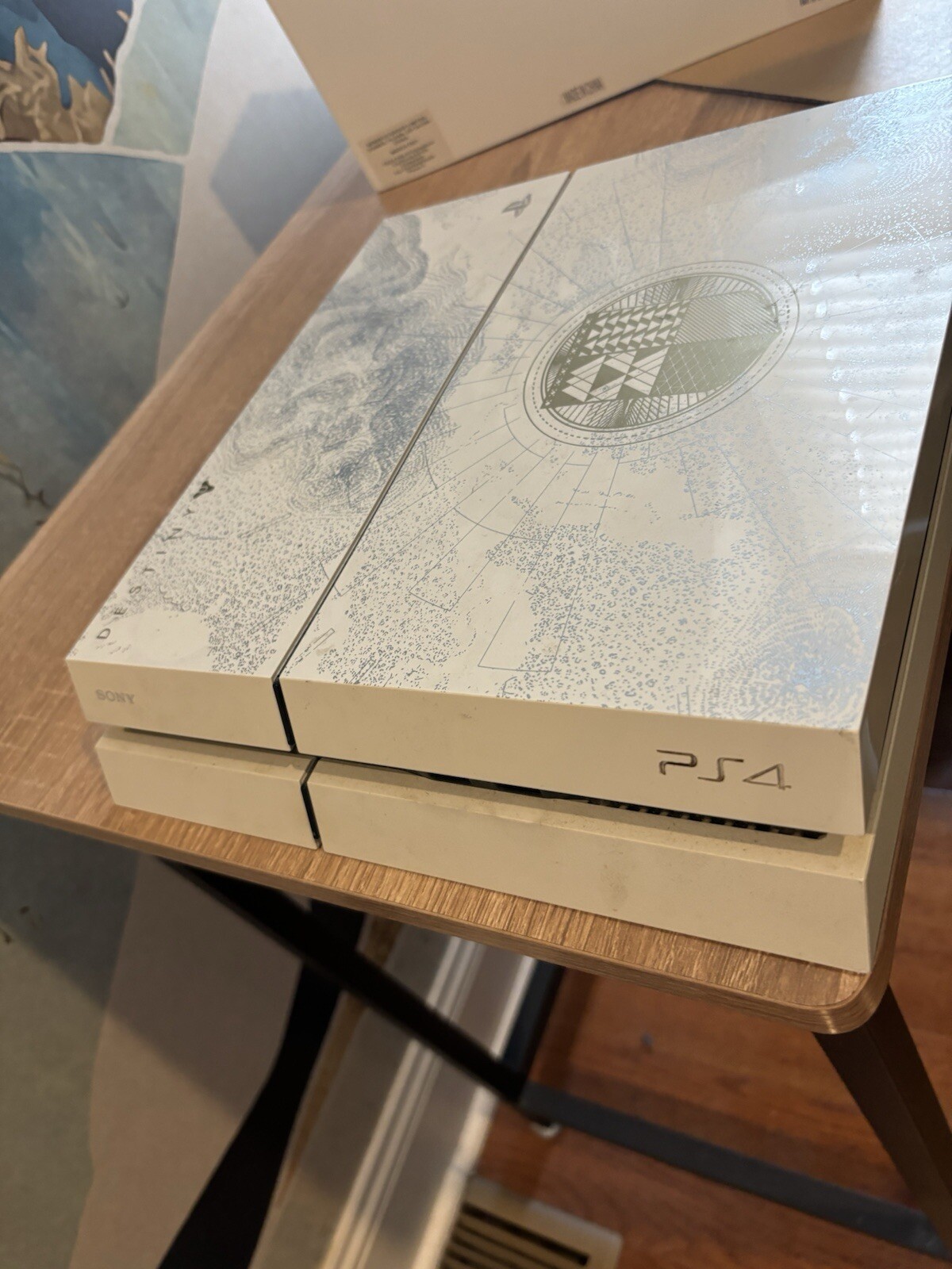 PS4 Limited edition Glacier White – Destiny console in Excellent condition