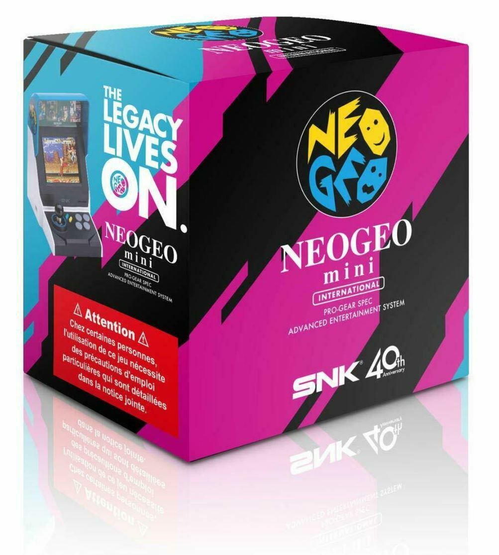 SNK Neo Geo Mini Console with 40 games – International Version