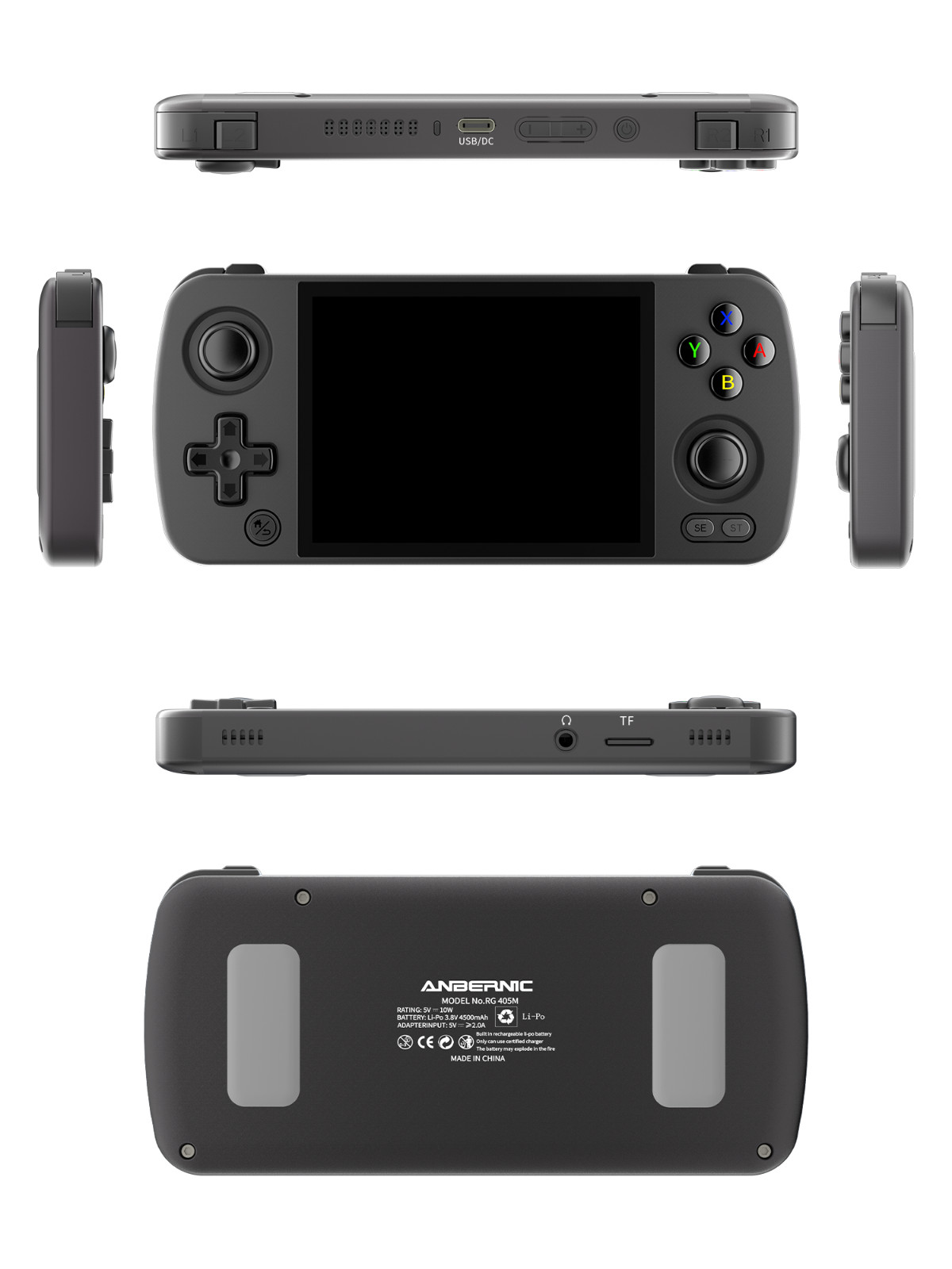 ANBERNIC RG405M Retro Handheld Game Console Metal Case 128G Android 12