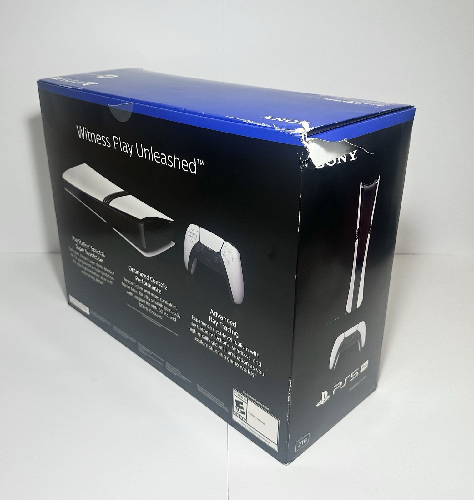 Sony Playstation 5 Pro 2TB Console & Controller – CFI-7019 – TESTED – CIB – PS5