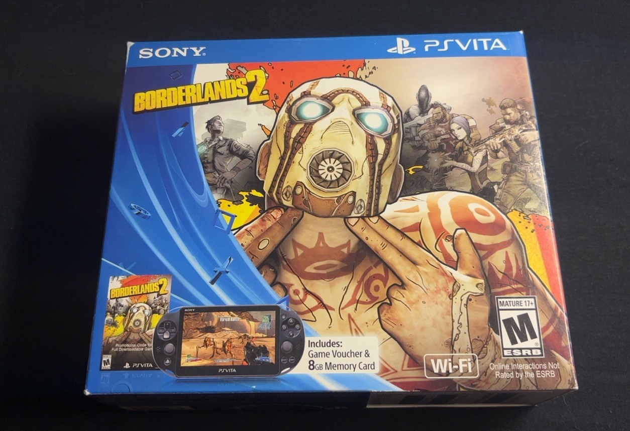 Borderlands 2 PS Vita Console Bundle(excellent condition) CIB w/ games. READ.
