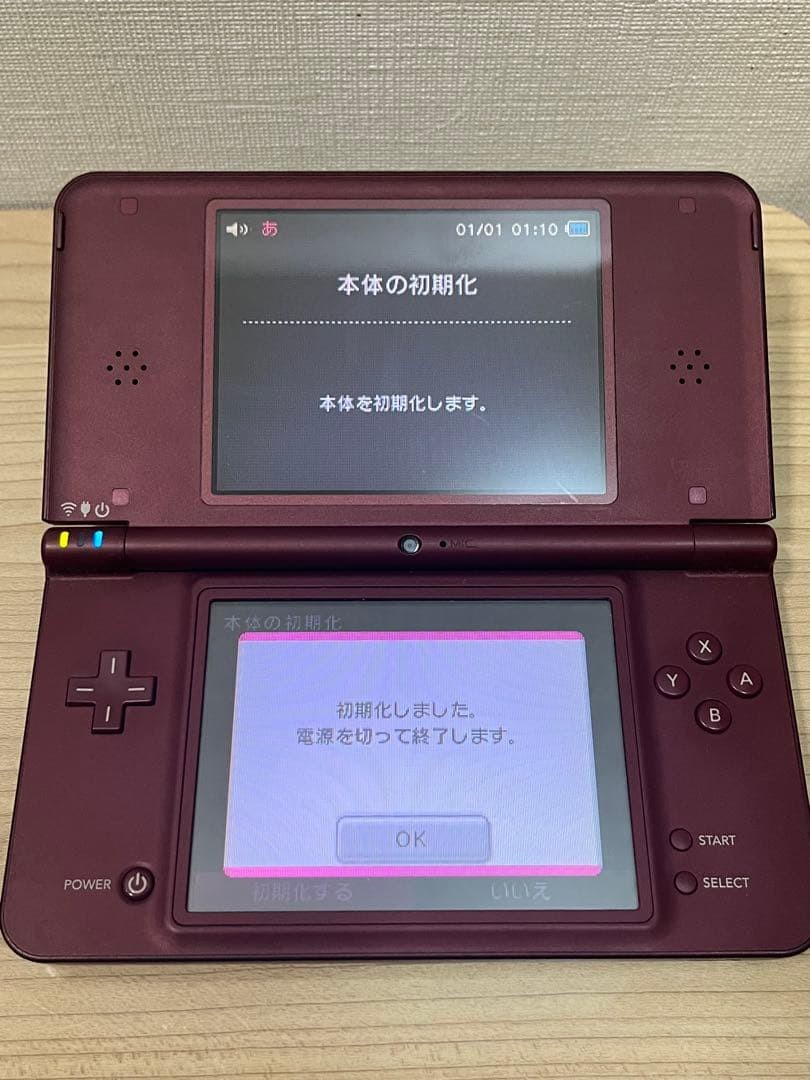 Nintendo DSi LL Wine Red Console Tested Working Region Free