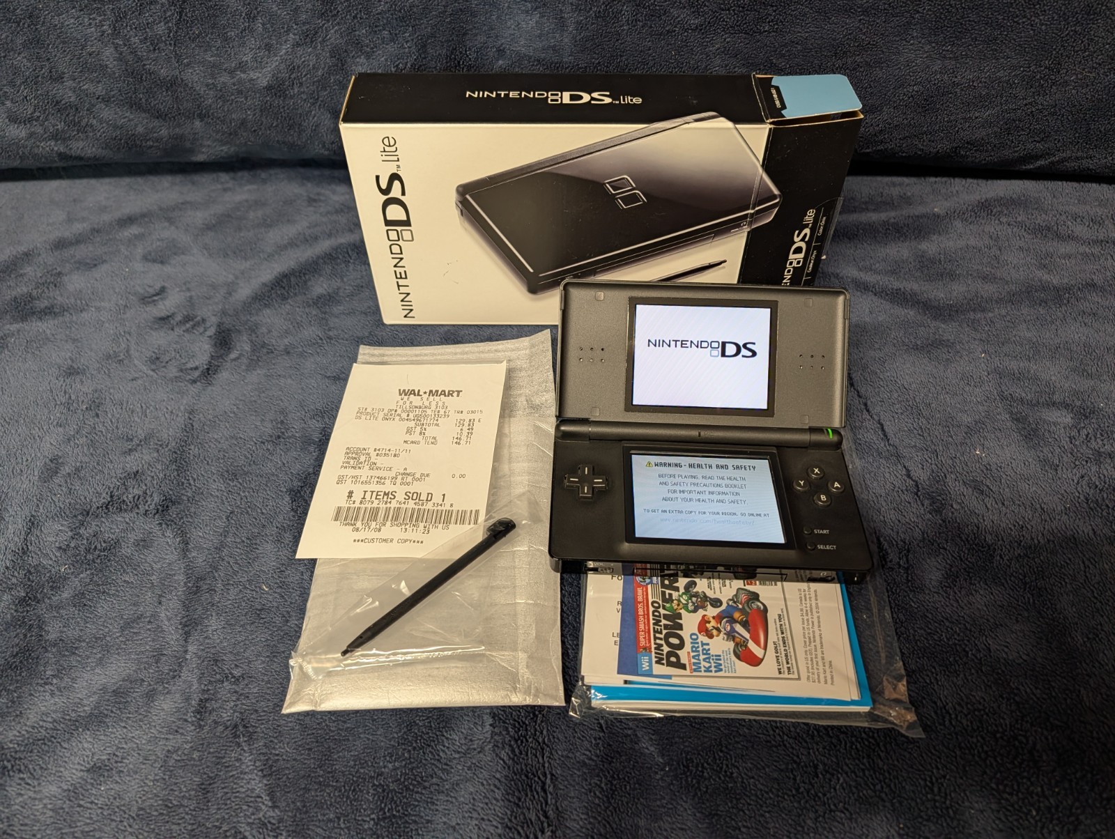 Nintendo DS Lite Console Onyx (Black) CIB