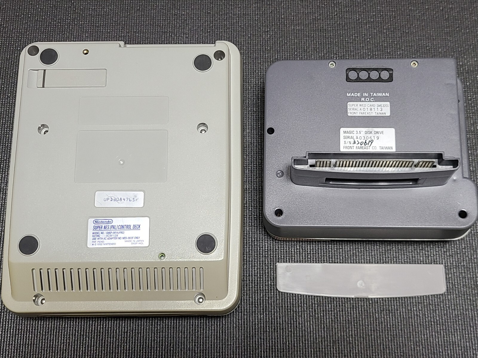 Nintendo Super Famicom Game Console & Wild Card SMS3201 3.5Disk for PAL SFC SNES