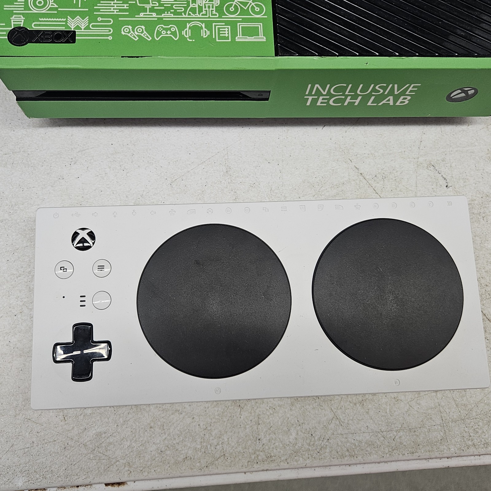 Rare Microsoft Xbox One Inclusive Tech Lab Console 1540 and Adaptive Controller