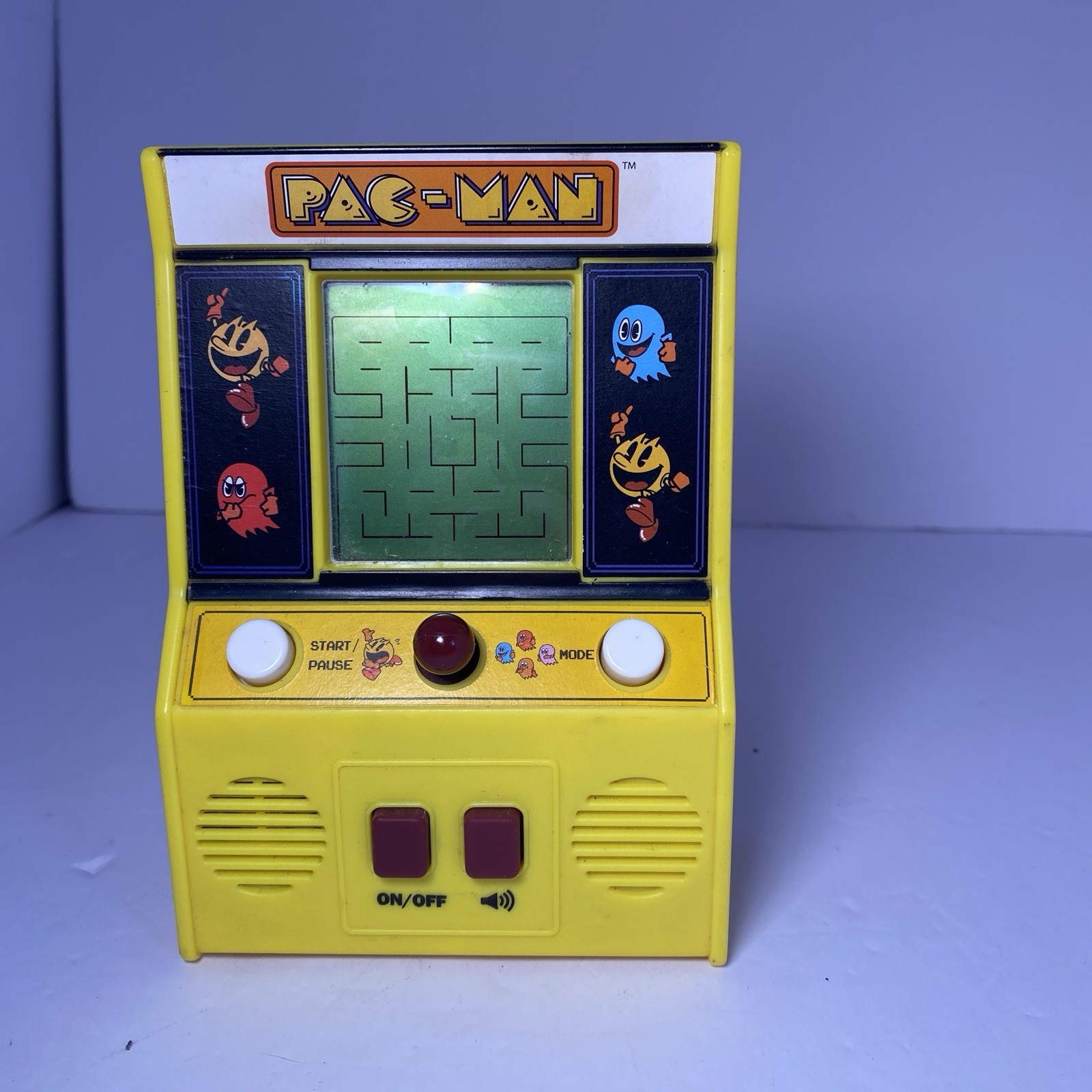 Used Bandai Pac-Man Arcade Classics Mini Handheld Game Tested Working