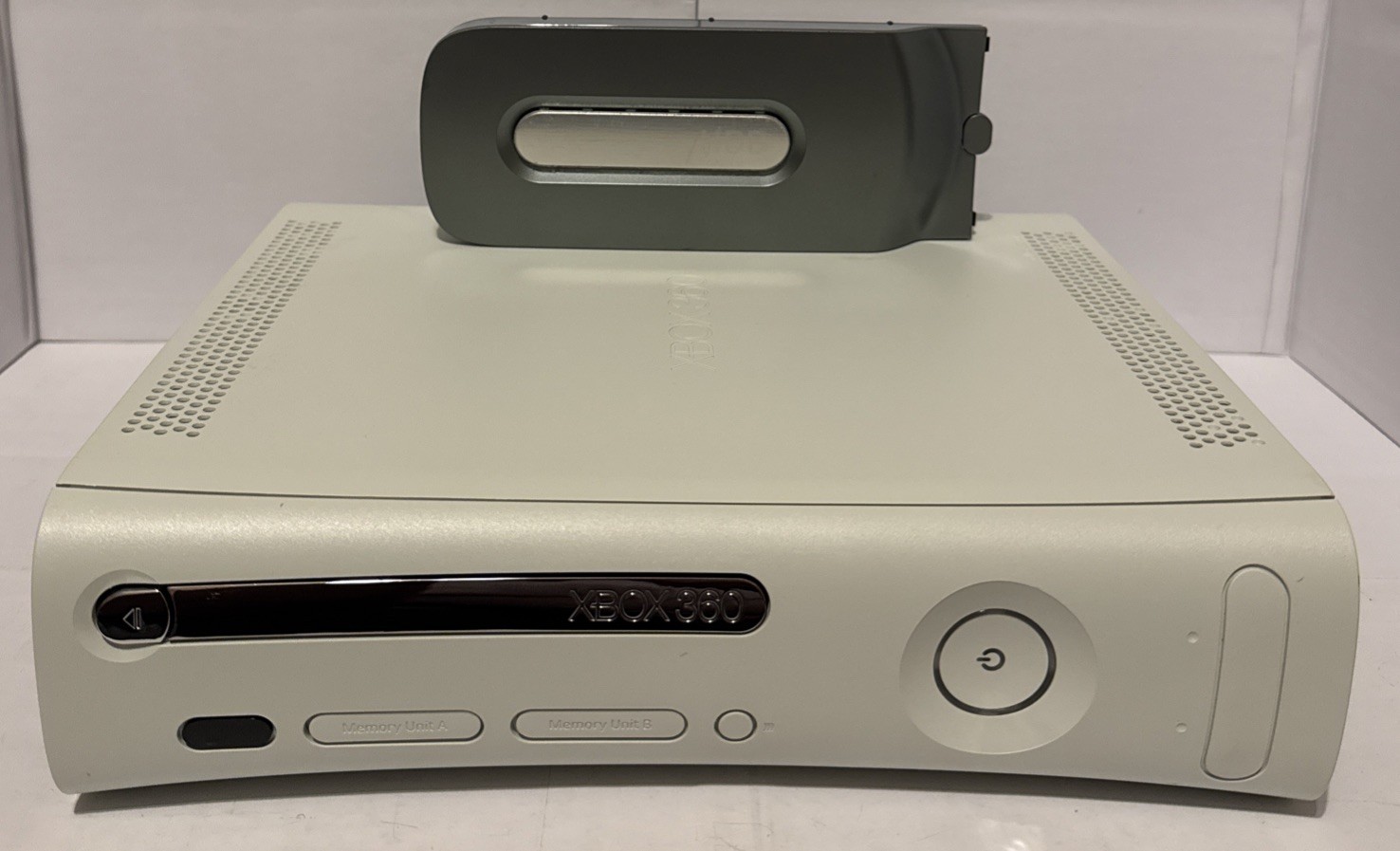 Xbox 360 Metallic Gray w Chrome Console 20GB Serviced w Warranty Clean Read 👀