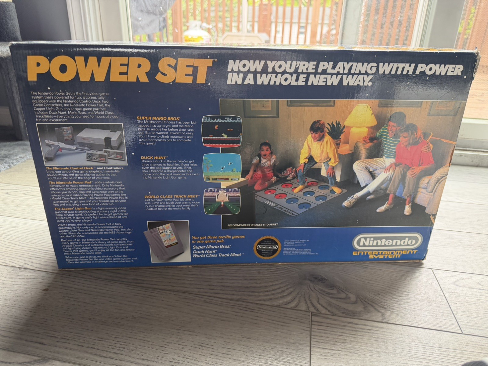 *NES Nintendo Entertainment System Power Set Complete In Box