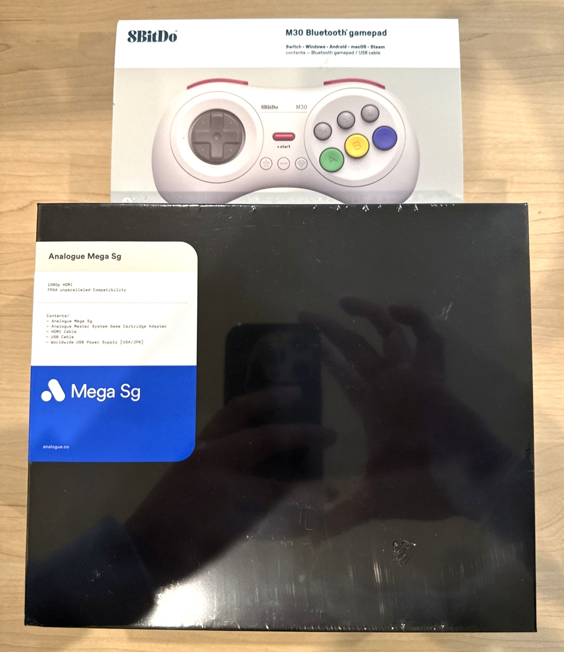 *Sealed* Analogue Mega SG Video Game Console – JPN + 8bitdo Controller