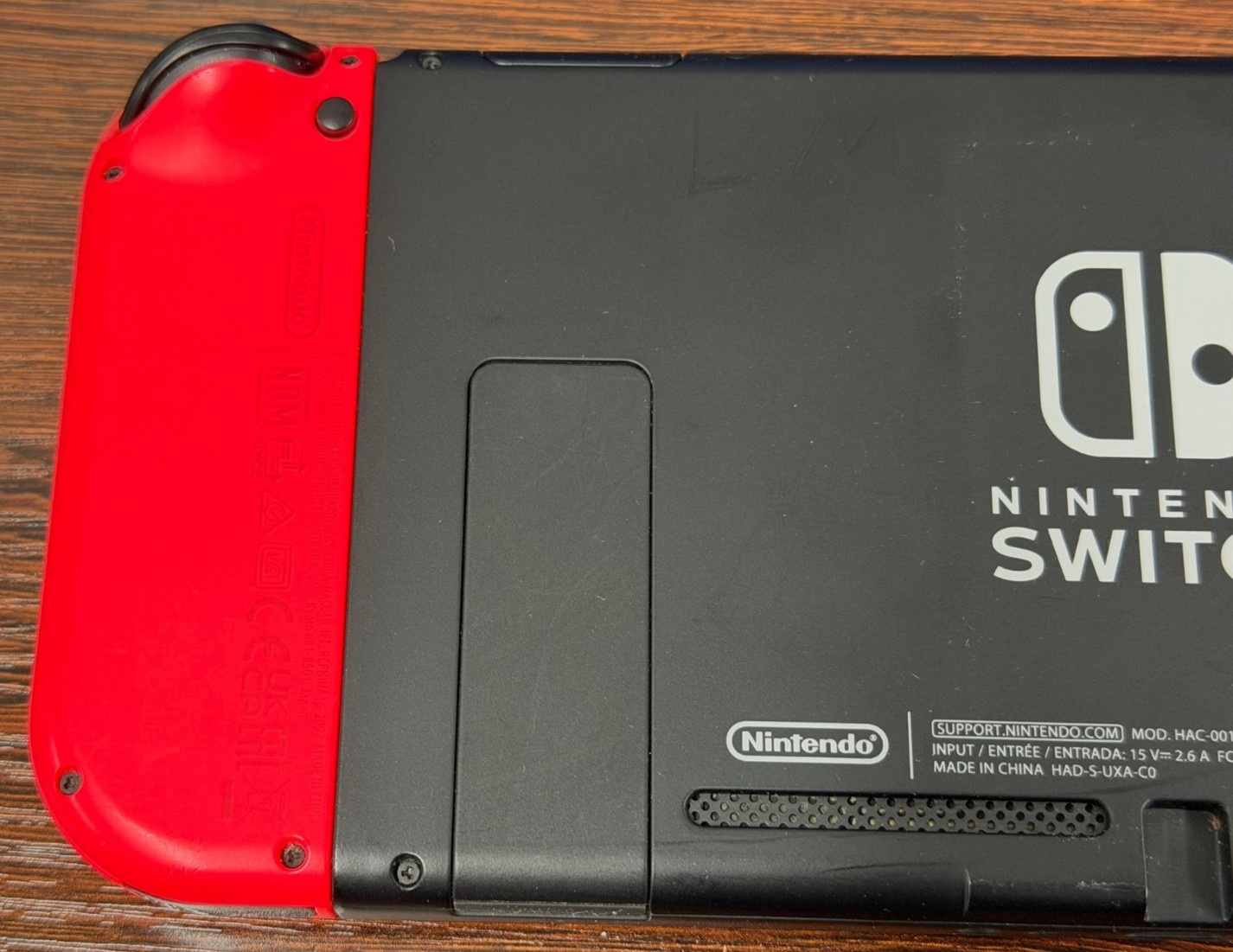 Nintendo Switch Handheld Console – Neon Red JoyCons – Excellent Condition