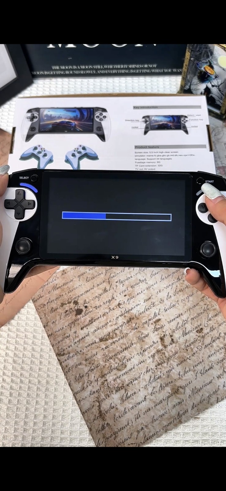 Protable Retro Handheld Game Console – Performance Boost: Over 20,000 Games…