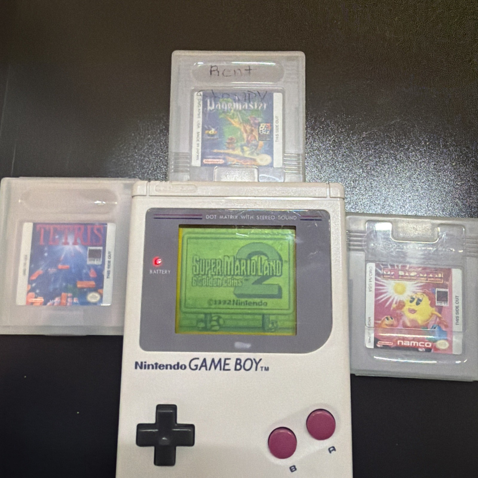 Nintendo Game Boy Original DMG-01 Gray 100% OEM – Tested Working GAMES INCLUDED!
